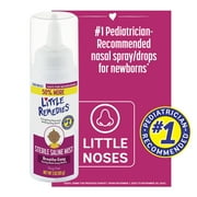 Little Remedies Sterile Saline Nasal Mist for Noses, Breathe Easy, Safe for Newborns, 3 oz