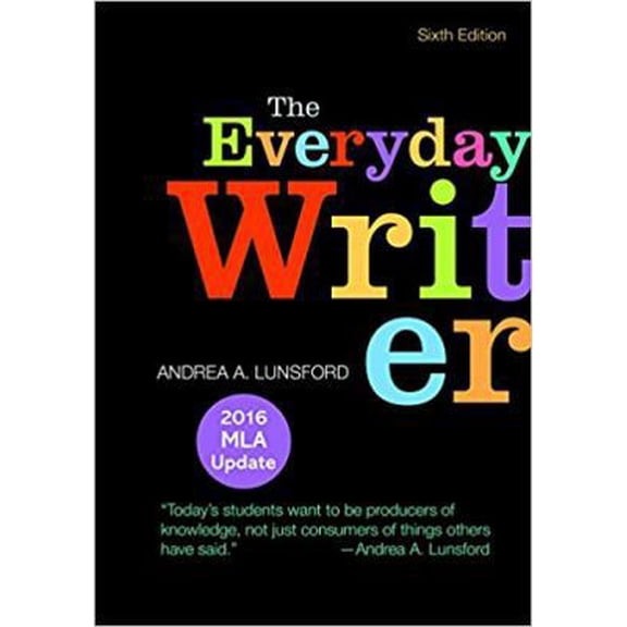 Pre-Owned The Everyday Writer with 2016 MLA Update (Plastic Comb) 1319083439 9781319083434