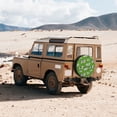 thumbnail image 4 of Fotbe Cows With Calfs Green Spare Tire Cover Thickening Universal Fit for Jeep, Trailer, RV, SUV, Truck, Tough Tire Wheel Soft Cover-16 inch, 4 of 9