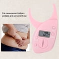 thumbnail image 3 of Garosa Pink Body Fat Monitors Portable Digital Skinfold Measurement Tester Measuring Caliper, Body Measuring Caliper, Body Fat Caliper, 3 of 9