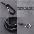 thumbnail image 4 of Paquete de 3 Llaveros en Espiral, Cable Espiral para Exteriores, Cuerda Seguridad Retráctil, Accesorios con Clip Aleación Aluminio, 4 of 7