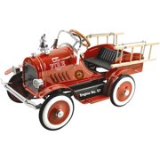 Dexton Deluxe Fire Truck Pedal Riding Toy