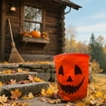 thumbnail image 3 of Halloween Leaves Reusable Pumpkin Theme Leaves Effortless 272L Halloween Leaaf Holder Outdoor Fall Handled Container For Garden Playgroun Backyard Yard Large Storage Containers for Food Flour Too, 3 of 3