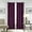 Purple, variant on LUXUR Blackout Curtain UV Protection Drapes Energy Efficient Window Grommet Thermal Insulated Curtains Luxury Purple W:52"xL:84"
