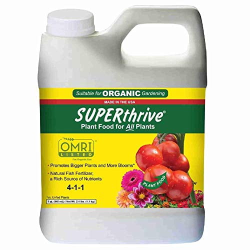 SUPERthrive VI30155 Plant Vitamin Solution Home Gardeners Trees Grass 1 Pint 