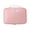 Pink, variant on Gray Dacron Makeup Bag with Detachable Inner Pouch, Compact & Portable Organizer for Cosmetics, 9.06"x3.15"x6.5"