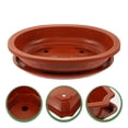 thumbnail image 1 of 1 Set Indoors Outdoors Bonsai Planting Pot Plastic Oval Bonsai Pot Durable Planting Pot, 1 of 9