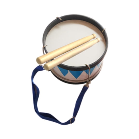Tambor para niños, instrumentos de percusión, regalos de cumpleaños, juguete de aprendizaje, tambor de juguete Azul