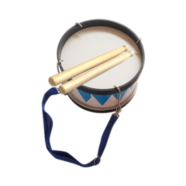 Tambor para niños, juguete de tambor, regalo, 2 baquetas, instrumento de percusión para niños Azul