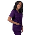 thumbnail image 3 of Sivvan Unisex V-Neck 3 Pocket Scrub Top (Available in 15 Colors), 3 of 7
