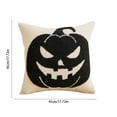 thumbnail image 3 of sruoe Halloween Pillow Case, Pumpkin Pillows Cover, Fall Pillow, Indoor Halloween Decor, Cute Ghost Spooky Halloween Throw Pillow Covers, Comfort Washable Horror Pillow Covers for Autumn, 3 of 6