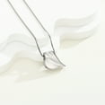 thumbnail image 4 of Cremation Jewelry for Ashes Stainless Steel Peace Dove Urn Keepsake Memorial Ash Holder Cremation Urn Pendant Necklace, 4 of 7