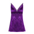 thumbnail image 2 of Gibobby Lenceria mujer sexy Lencería Erótica Sexy para Mujer, Mono de Piel Sexy y Casual, Baby Doll Mujer Sexy con Correa de Piel(Morado, G), 2 of 4