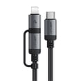 thumbnail image 2 of ACEFAST C20-01 1.2m USB-C to USB-C iP Data Cable Braided 60W Fast Charging Cord, 2 of 5