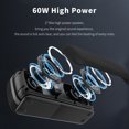 thumbnail image 4 of XDOBO X8 II 60W Outdoor Bluetooth Speaker with 360° Panoramic Sound - SAM Bass Tech, 6600mAh 15H Playtime, TWS Pairing, 3 Sound Modes (Bass/Vocal/Full), Bluetooth 5.0, 20M Range, ABS+Metal, Black Grey, 4 of 7
