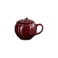 thumbnail image 1 of Taza Le Creuset, gres, diseño de calabaza, con tapa, 414 ml, color róneo, 1 of 3