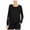 Black - black, variant on P.J. Salvage Womens Lace-Detail Pajama Sweater, Black, Small