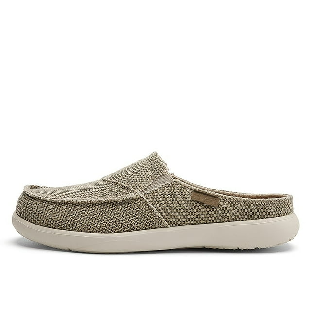 Lightweight and Breathable Men‘s Canvas Slip-On Loafer Sneakers