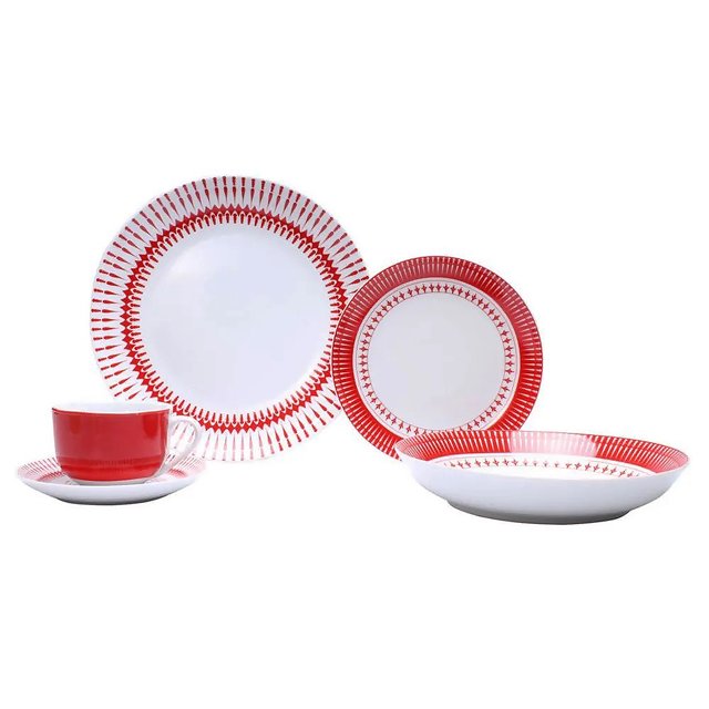 Vajilla Aline Aquila de Porcelana 20 Piezas V8898