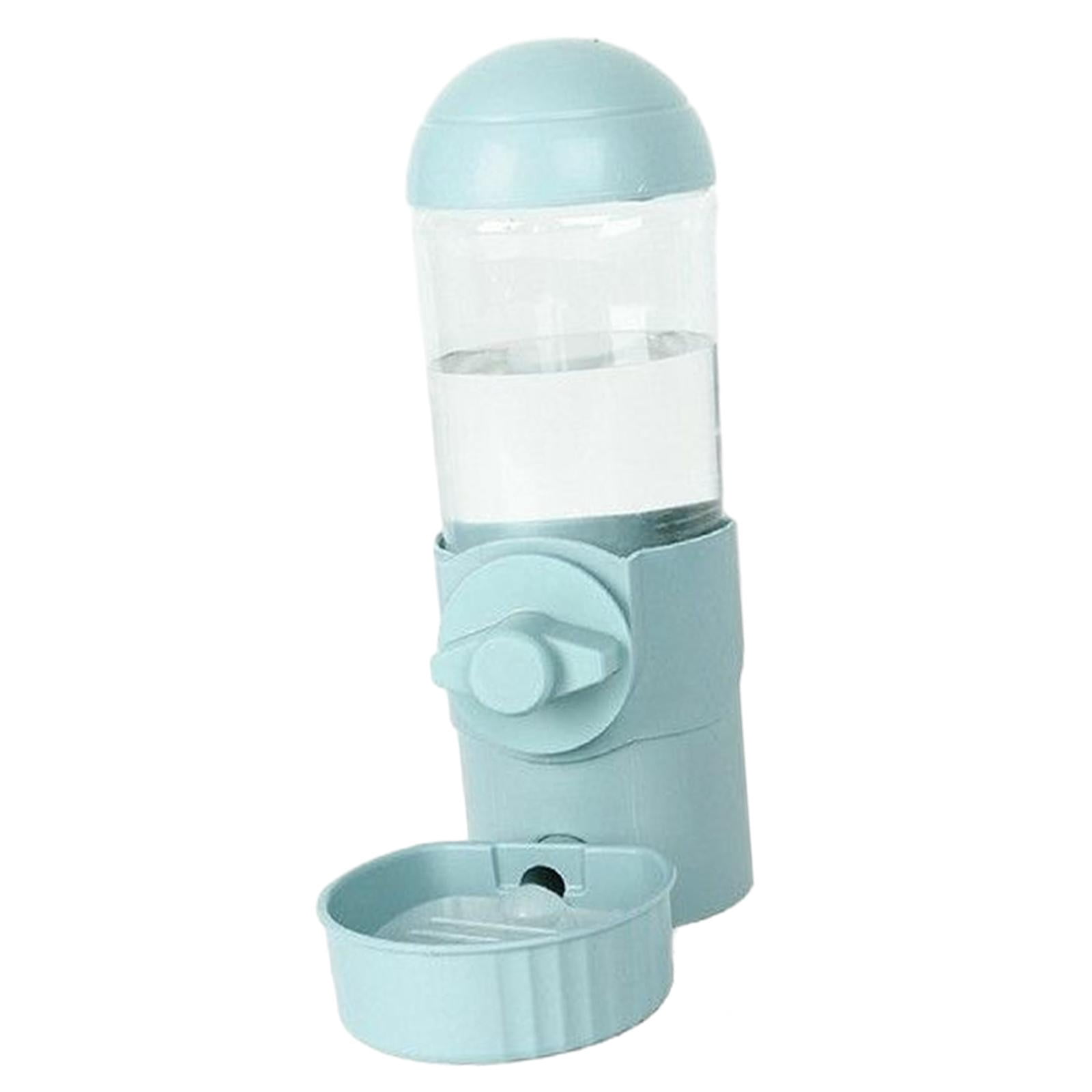 Fzaqwen Pet Water Drinker Cage Hanging Drinking Bottle Automatic Pet Water Fountain Easy Blue