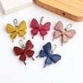 thumbnail image 4 of Retro Colorful Leather Butterfly Keychain Creative Butterfly Keychain Exquisite Backpack Decoration Accessories Gifts, 4 of 4
