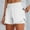White, variant on Women's Workout Shorts Athletic Running High Waisted Gym Shorts (White XL)