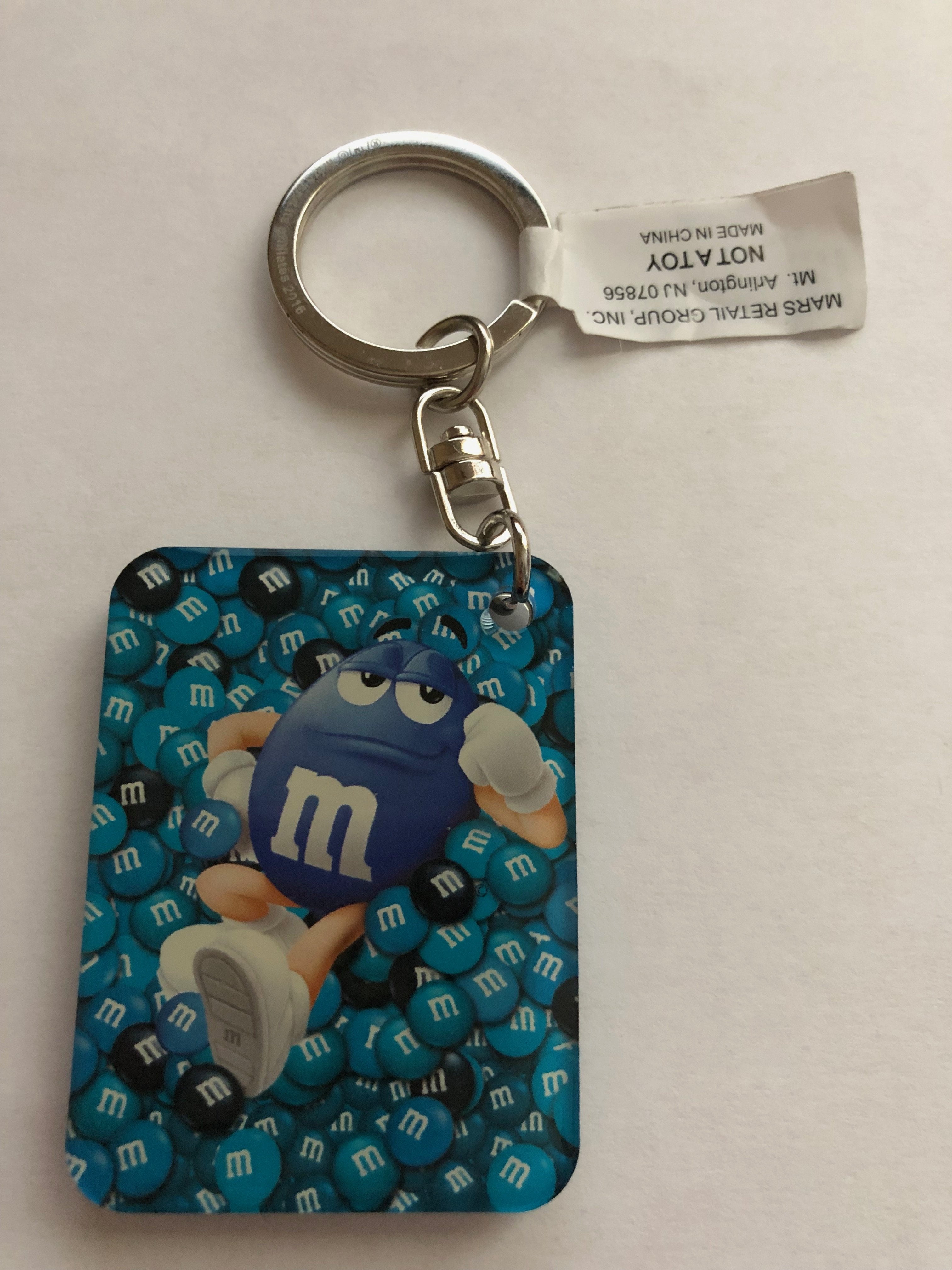 M&amp;M&amp;#39;s World Blue Characters Keychain New with Tag - Walmart.com