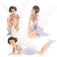 thumbnail image 2 of Miniature Fairy Figurines For Garden Ornaments Featuring Cute Wings In 10.2 X 7 Cm Size 3 Pcs Ideal For Party Supplies, 2 of 3