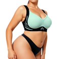 thumbnail image 6 of AHTJRT Smoothing Bra for Women Anti Sagging Wireless Push up Sports Bras No Underwire Fixed Padded Full Coverage Bralettes Green XXXL, 6 of 7