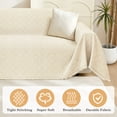 thumbnail image 4 of WETRBWEH Couch Cover for Pets Dogs, Washable Couch Covers 2 Cushion Couch with Tassel, Non Slip Sofa Cover, Dogs Furniture Protector 71"x134", 4 of 8