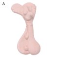 thumbnail image 2 of Flmtop Creative Os en Forme de Chien de Formation Résistant aux Morsures Jouet Molaire Animal de Compagnie Fournitures Rose, 2 of 9