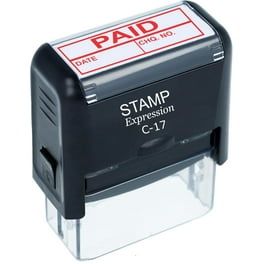 ExcelMark Office Business Self-Inking Paid Stamp A1848