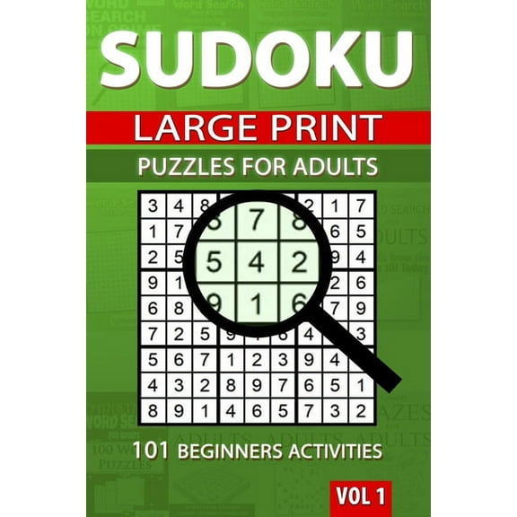 Sudoku Puzzles for Adults: 101 Beginners Activities (Paperback)