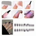 thumbnail image 4 of RAGUPEL 24Pcs Glue on Nails for Women,Matte Finish Stiletto Press on Nails,3D Heart Long Nails,Nails Press on for Daily Life,Gatherings and Photo Shoots,Style3, 4 of 7