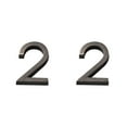 thumbnail image 4 of bedienty Office Plastic 3D Door Signs Indoor Address Plaques Plate Meeting Room Number 2 2Set, 4 of 6