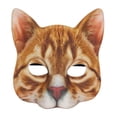 thumbnail image 4 of 2 máscaras de gato realistas de Halloween, máscara de gato de animal para Halloween, Navidad, Pascua, accesorio novedoso para fiesta de disfraces, 4 of 5