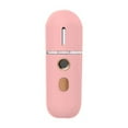 thumbnail image 3 of Mist Humidifier Handheld Facial Nebulizer Water Spray Machine Moisturizing Diffuser Steamer Skin Sprayer Personal Care Household Light Pink, 3 of 7