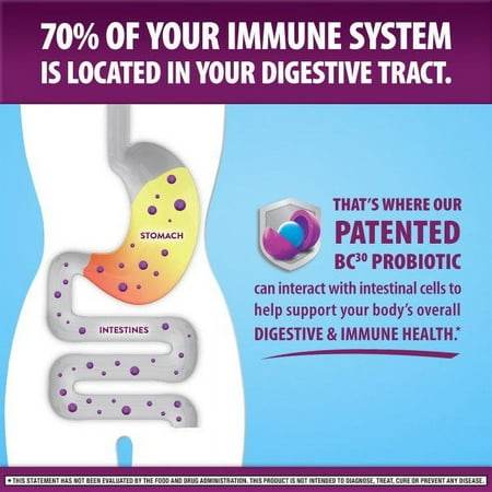 Digestive Advantage Daily Probiotic - Survives Better Than 50 Billion Capsules 80 Each - (Pack of 6)