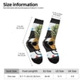 thumbnail image 2 of Rateoe Pineapple With Black Glasses for Women Casual Calf Socks - Cute Crew Socks - Thin Soft Above Ankle Socks Size 5-11, 2 of 6