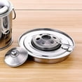 thumbnail image 3 of DOLITY Stainless Steel Shabu Shabu Cookware Hot Pot With Burner Lid, 3 of 9