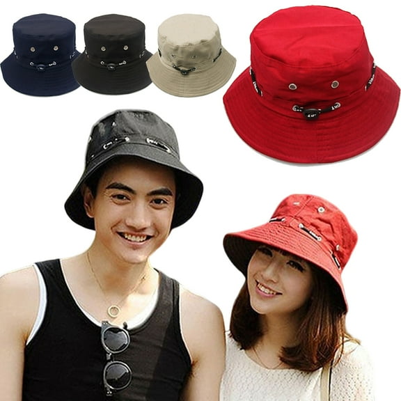 Sunjoy Tech Bucket Hat for Women Men, Unisex Canvas Washed Cotton Trendy Caps, Womens Summer Beach Sun Hats