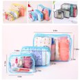 thumbnail image 3 of Trousse de Toilette Transparente Imperméable, Pochette de Maquillage Portable, Trousse Cosmétique pour Femmes, 3 of 10