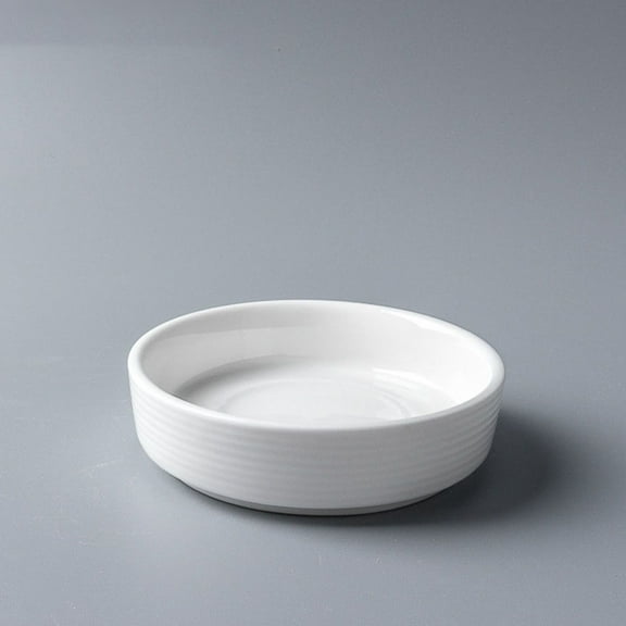 CTIRCHIU Ceramic Dipping Bowls White 4Pcs 3.14X3.14X0.79in