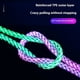 thumbnail image 3 of Methold Cable RGB tres en para dispositivos con USB C brillante, tipo brillante, cable de luz LED, carga para teléfonos móviles brillantes. Cargadores de dispositivos electrónicos específicos, 3 of 6
