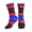 1 Black, variant on Athletic Socks Multiply Gays Lesbians Flag Sport Running Calf Socks Crew Socks for Men Women