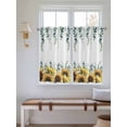 thumbnail image 2 of Sunflower Eucalyptus Living Room Curtains 2 Panel, Farmhouse Weeping Botanical Cafe Window Treatment, Farmhouse Bedroom Bathroom Kitchen Curtains Drapes 104"x45", 2 of 6