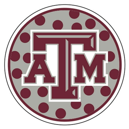 

Texas A&M Magnet (POLKA DOT T A&M MAGNET (5 ) 5 in)