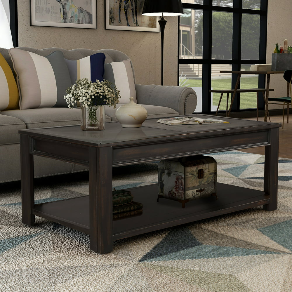 wood coffee table contemporary