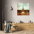 thumbnail image 3 of Amy Melious 36x36 Gallery Wrapped Canvas Wall Art Titled - Eiffel Tower V, 3 of 4