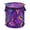 Carnival Background, variant on Pop-Up Collapsible Laundry Hamper With Zippered Lid Dual Handles 50L Lavender Fields